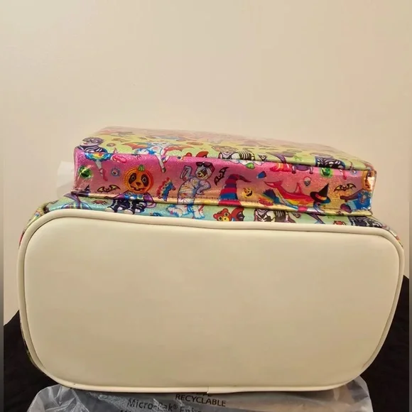 LAST SALE! Lisa Frank X Loungefly Halloween Holo Backpack! Glitter&Glows In Dark - Picture 12 of 16